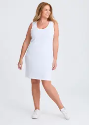 [Taking Shape] Taking Shape Luna Base Slip Body Dress Size 16 in White - Plus Size Women's Dresses White