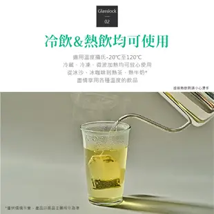 Glasslock 氣孔式可微波上蓋強化玻璃保鮮盒(1000ml二入)+隨行杯(500ml)