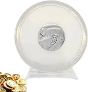 Coin Protection Box - Commemorative Coin Display Box - Transparent Storage Organizer, Collection Supplies For Home Office