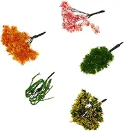 Pcs Miniature Simulation Trees Micro Landscape Decor Artistic Tree Models Desktop Addition