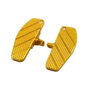 Gold Floorboards Foot Pegs for Harley Softail Springer Bad Boy Deuce Custom FXCW