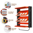 Wall Mounted Spray Bottle Holder Metal Aerosol Can Storage Rack for Van Garage