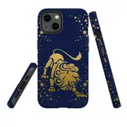 For Apple iPhone 13 Case, Armour Back Cover, Leo Drawing