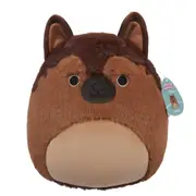 Squishmallows Fuzzamallows Mario the German Shepherd Dog 12 inch Plush