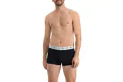 4 x Jockey Mens Cotton Nyc Print Trunks Black With White Spots Underwear