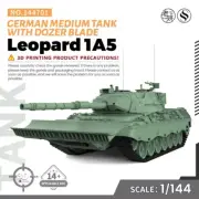 SSMODEL SS144701 1/144 Military German Leopard 1A5 Medium Tank With Dozer Blade