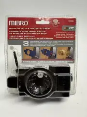 FACTORY SEAL Carbon Steel Door Lock and Deadbolt Installation Kit for Wood Doors