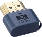 Duttek HDMI Dummy Plug 4K, Virtual Monitor Display Emulator, Headless Display Adapter with Perforated Design,Supports up to 4k@60Hz,1080@120Hz 1 Pack