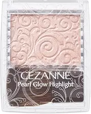 Cezanne Pearl Glow Highlights 02 Rose Beige Highlights Luminous Wet Gloss Pearl with Brush 2.4 Grams (x1)
