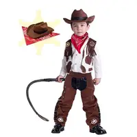 在飛比找蝦皮商城精選優惠-❤️台灣現貨❤️【4尺寸】兒童牛仔服裝 角色扮演 牛仔帽 牛