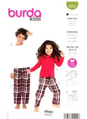 Burda 9250 Children's Top & Pants Sewing Pattern *NEW* Boys & Girls