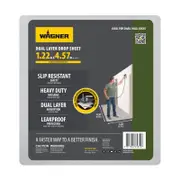 Wagner 1.22m x 4.57m (4’x15’) Heavy Duty Dual Layer Drop Sheet