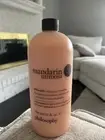 Philosophy Mandarin Mimosa Shower Gel, Bubble Bath & Shampoo 32 oz Sealed