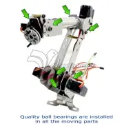 6DOF Metal Mechanical Robotic Arm Frame Kit for Robot Smart Car for SCM