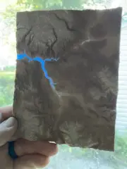 3d topographical Relief Map Glenwood Springs Carbondale Colorado