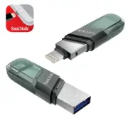 SANDISK IXPAND FLIP OTG LIGHTNING USB 3.1 DRIVE 256GB 128GB 64GB 32GB FOR iPhone