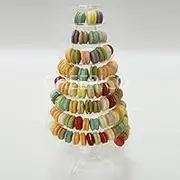 10 Tier Round Macaron Tower Macaron Stand to Hold 230 Macarons