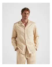 [Fine Day] Wonder Long Sleeve Shirt in Beige