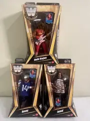 New 3 WWE Elite Collection Legends Series 23 Hulk Hogan, Jamal, & Rosey Figures