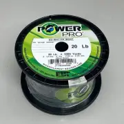 POWER PRO High-Performance Spectra Braid Abrasion Resistant 20lb X 3000 Yds