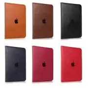 Stand Genuine Leather Case Cover For iPad 11th 10 9 8 7 5 Air 6 Mini 5 Pro 12.9"