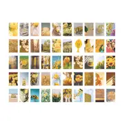50 Pcs/book Ins Style Garden Starlight Series Box Stickers Creative Hand Account Decor DIY Material Stickers