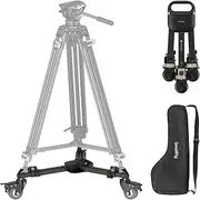 SMALLRIG Quick-Lock Photography Heavy Duty Tripod Dolly, Heavy Duty with 3" Rubber Wheels, Adjustable Legs, Handle & Carry Bag, 44.1lbs Capacity Tripod Wheels for Filming and Photography - 5020
