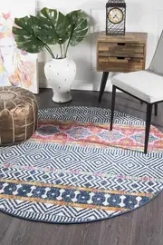 Oasis Sabrina Multi-Colour Round Rug