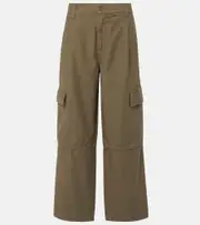 [Agolde] Agolde Jericho cropped cotton cargo pants L green