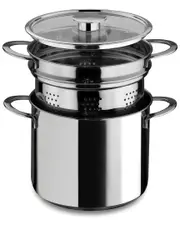 Mepra Gourmet Pasta Pot with Glass Lid