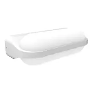 MARINA Wall Light Surface Mounted Up/Down 7W Oval White 3000K IP65 Opal Diffuser 380LM