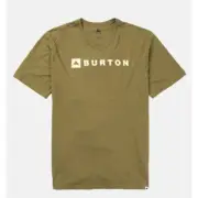 NWT BURTON Horizontal Mountain Short Sleeve T-Shirt Martini Olive Green XXL