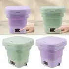 Portable Washing Machine Foldable Mini Washing Machine for Hotel Dormitory