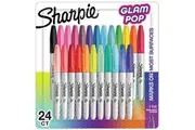 Sharpie: Fine Point Permanent Markers - Glam Pop (Pack of 24)