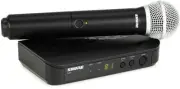 Shure BLX24/PG58 Wireless Handheld Microphone System - H10 Band