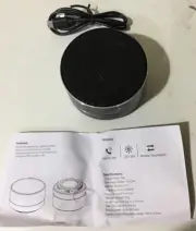 Reflective light BT-LED bluetooth speaker Black