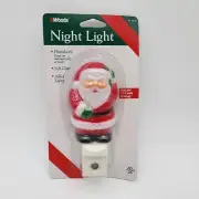 Vintage Christmas Santa Clause Night Light NEW old stock NOS Works!