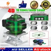 Thunder Tools Multifunctional 16 Green Lines Laser Level 3° Self-leveling Sets
