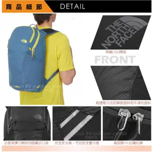 【The North Face】PREWITT 輕量15吋電腦背包17L.日用運動休閒後背包/柴油藍_C090