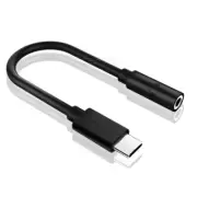 Type C 3.5mm Audio Adapter Aux Jack Cable w/ Smart DAC Chip for OnePlus 8T Phone