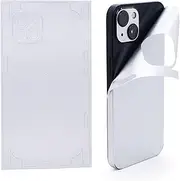 Silver Color Skin Sticker Compatible with iPhone 14 Pro Max, Full Wrapped, Super Thin, 2Pcs (iPhone 14 Pro Max)