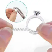5pcs Ring Size Adjuster Reducer Spiral Invisible Snugs Guard Resizer Jewellery