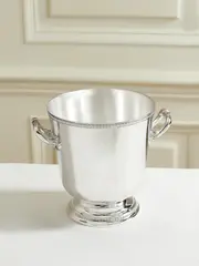 [Christofle] Christofle - Malmaison Silver-plated Ice Bucket - One size One size Silver