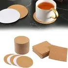 Practical Cup Pad Cork Coaster Drink Replacement Backing Sheet Cork Mat