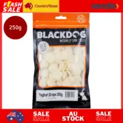 BLACKDOG Yoghurt Drops Buttons Yogurt Dog Treats 250gm Pet Food NEW AU