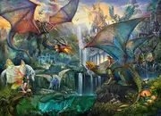 Ravensburger - Magic Forest Dragons Puzzle 9000pc