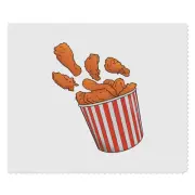 2 x 'Fried Chicken Bucket' Lens Cleaning Cloths (LC00020507)