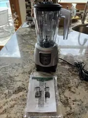 New OMEGA COMMERCIAL BL330 High or Low Speed BLENDER 1 HP Silver FANTASTIC!