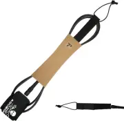 AQUBONA Surfboard Leash, 6/7/8Ft SUP Leg Rope, 7Mm Premium Adjustable Thigh Ankl
