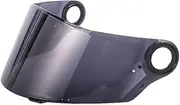 Motorcycle Anti Scratch Helmets Lens Visor for LS2 Visors FF358 FF396 Full Face Motorcycle Helmet Replace Lens Black Ididium Silver Visor Base(Smoke Dark)